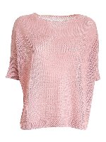 Maglia boxy rosa