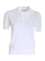 Maglia in cotone bianco