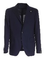 Completo monopetto blu