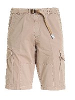 Bermuda beige con tasche