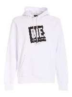 Felpa con cappuccio S-Girk bianca