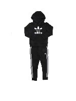 Completo felpa e pantalone nero