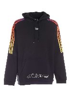 Felpa SPRT 3-Stripes nera