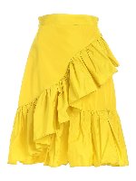 Gonna con rouches gialla