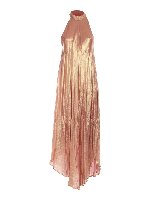 Abito lungo color nude