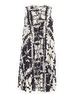 Abito con stampa bianco e nero