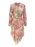 Abito multicolore stampa floreale