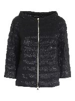 Piumino trapuntato nero lam