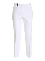 Pantalone bianco con spacchi