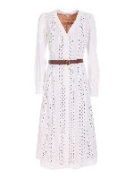 Abito Kate con pizzo bianco