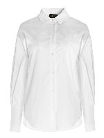 Camicia bianca con tasca a toppa