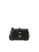 Borsa nera con dettaglio logo