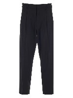 Pantalone nero relaxed fit