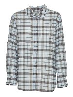 Camicia azzurra a quadri