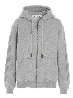 Felpa Arrow grigia con cappuccio