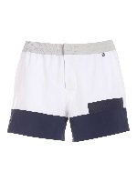 Boxer da mare bianchi con inserti a contrasto