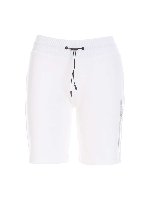 Shorts bianchi con logo olografico