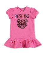 Vestito Teddy Bear Cristalli rosa