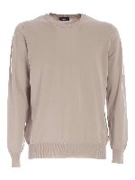 Pullover girocollo leggero beige