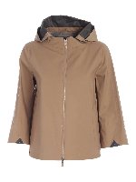 Giubbino manica trequarti marrone