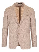 Giacca sfoderata beige