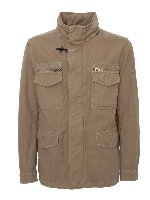 Field jacket color nocciola chiaro
