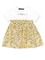 Abito bianco e stampa Barocco