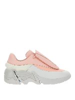 Sneakers bianche e rosa Antei