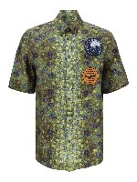 Camicia con stampa pitone