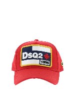 Cappellino in cotone rosso