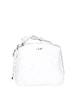 Borsa in pelle sintetica intrecciata