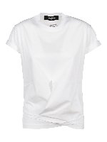 T-shirt con logo gotico