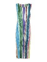 Abito a righe multicolore