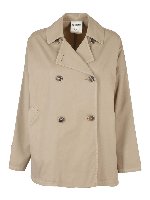 Trench doppiopetto in cotone