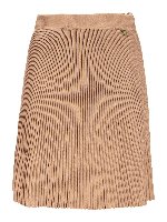 Gonna in viscosa a pieghe