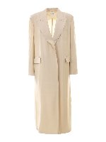 Vestito maxi beige