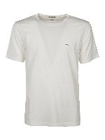 T-shirt panna in cotone
