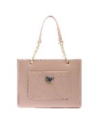 Borsa a spalla Stone color nude
