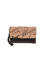 Pochette Ginevra nera e color nude