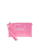 Pochette rosa logata
