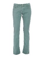 Pantalone 5 tasche verde