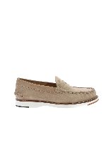 Mocassino beige con mascherina