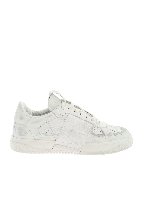Sneakers VL7N bianche effetto vintage