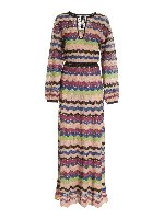 Abito lungo lam multicolore