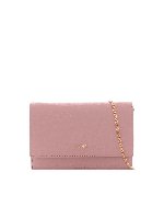 Clutch a tracolla rosa