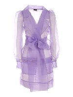 Giacca semitrasparente color lavanda