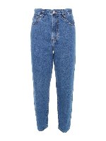 Jeans High Loose Taper blu