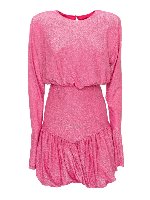 Abito con scollo a goccia fucsia