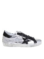 Sneakers Superstar argento e nero