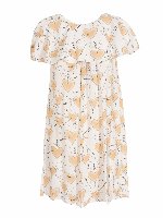 Abito cuori color crema